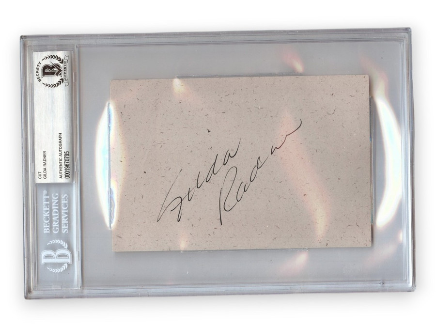 Gilda Radner Signed Autographed Cut Signature Saturday Night Live BAS 0795