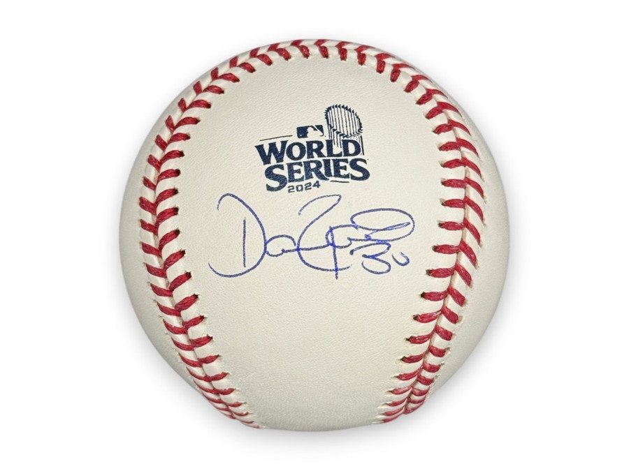 Dave Roberts Signed Autographed 2024 World Series Baseball Dodgers Blue Ink BAS