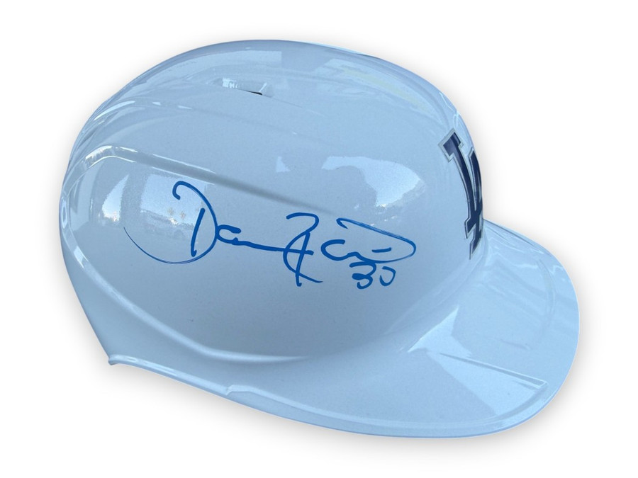 Dave Roberts Signed Replica Helmet "Back To Back World Series Champ" Dodgers BAS