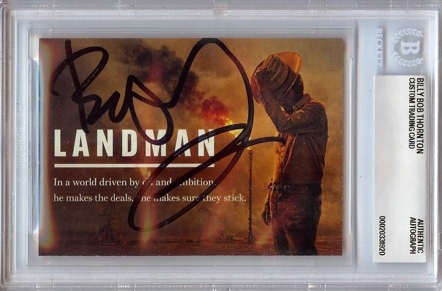 Billy Bob Thornton Signed Autographed Trading Card Landman Black Ink BAS 1920