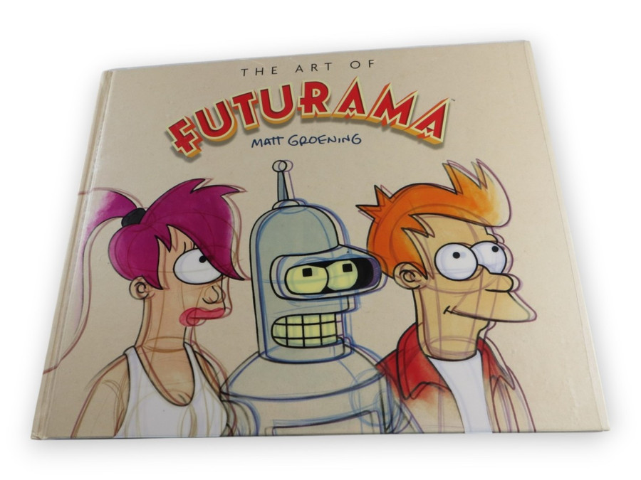Matt Groening Signed Autographed Hardcover Book The Art of Futurama BAS AE63975