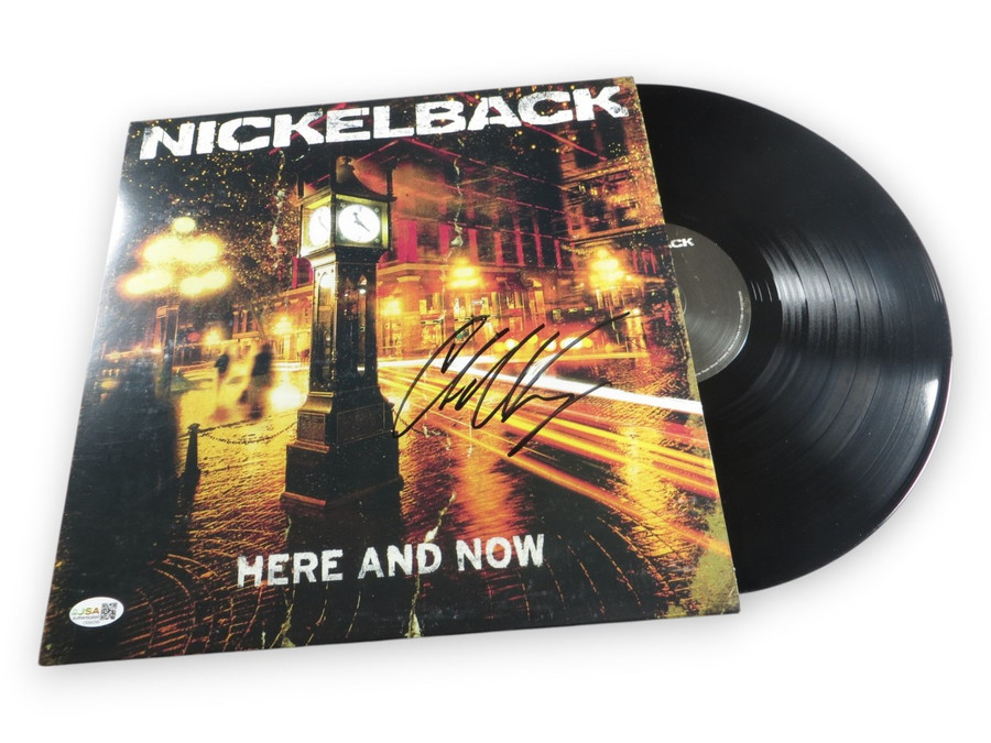 Chad Kroeger Signed Autographed Album Cover Nickelback Here and Now JSA CK94299