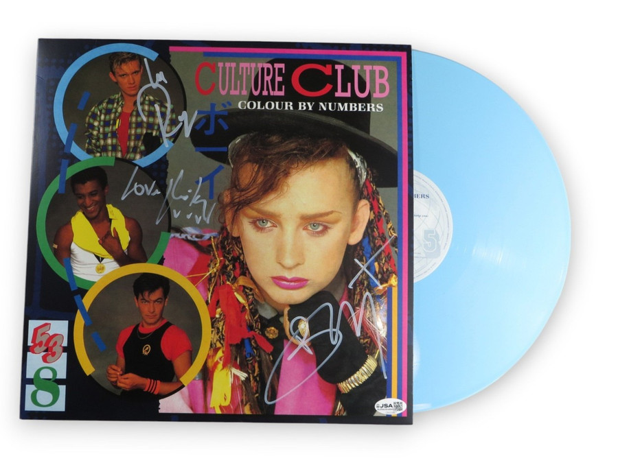 Culture Club Band Signed Autographed Album Cover Boy George Craig Hay JSA