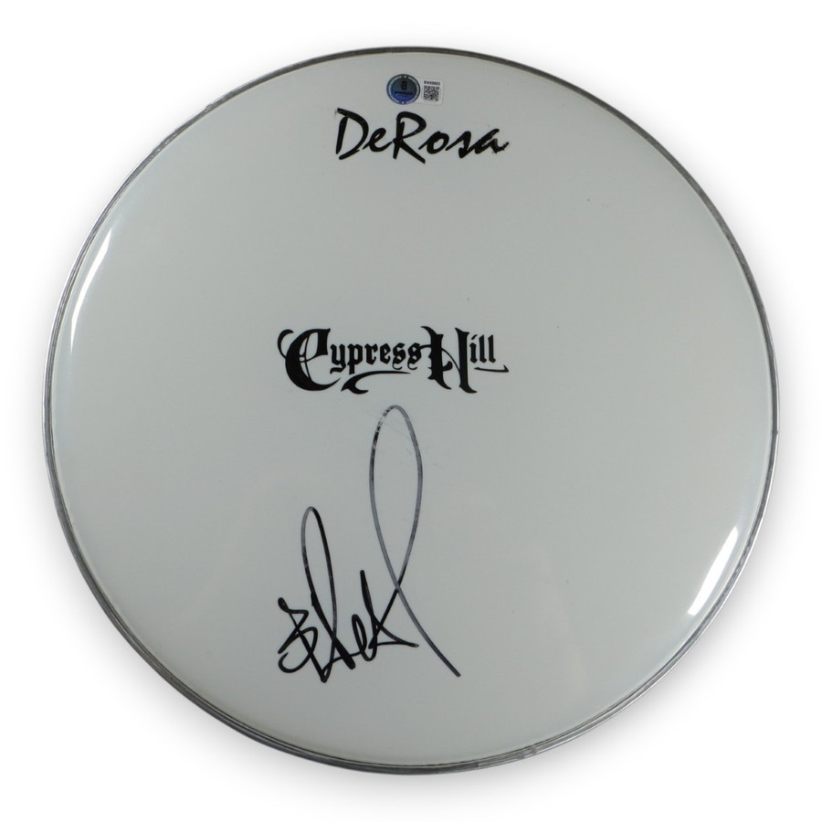 B-Real Signed Autographed 13" Drumhead Cypress Hill BAS BW89603