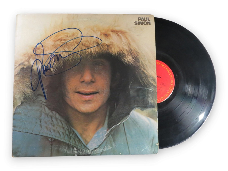 Paul Simon Signed Autographed Record Album Cover Debut Album BAS AG002156