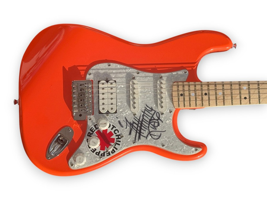 Anthony Kiedis Signed Guitar Red Hot Chili Peppers Grad Authentication