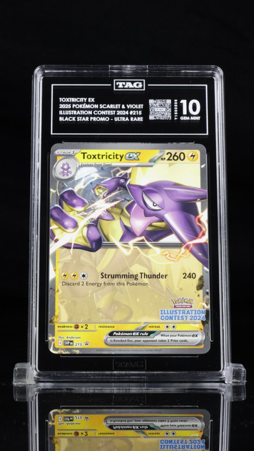 Toxtricity EX 215 Pokemon 2025 Illustration Contest 2024 TAG 10 Gem Y1503506