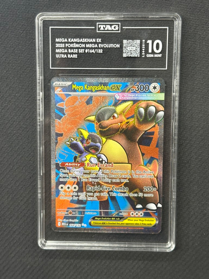 Mega Kangaskhan EX  Pokemon Mega Evolution Ultra Rare TAG 10 L2442518 #164/132