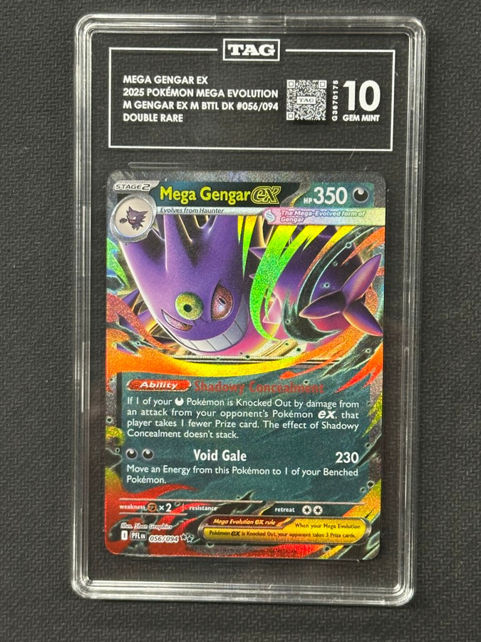 Mega Gengar EX  Pokemon Mega Evolution Battle Deck Promo TAG 10 G3670175 #56
