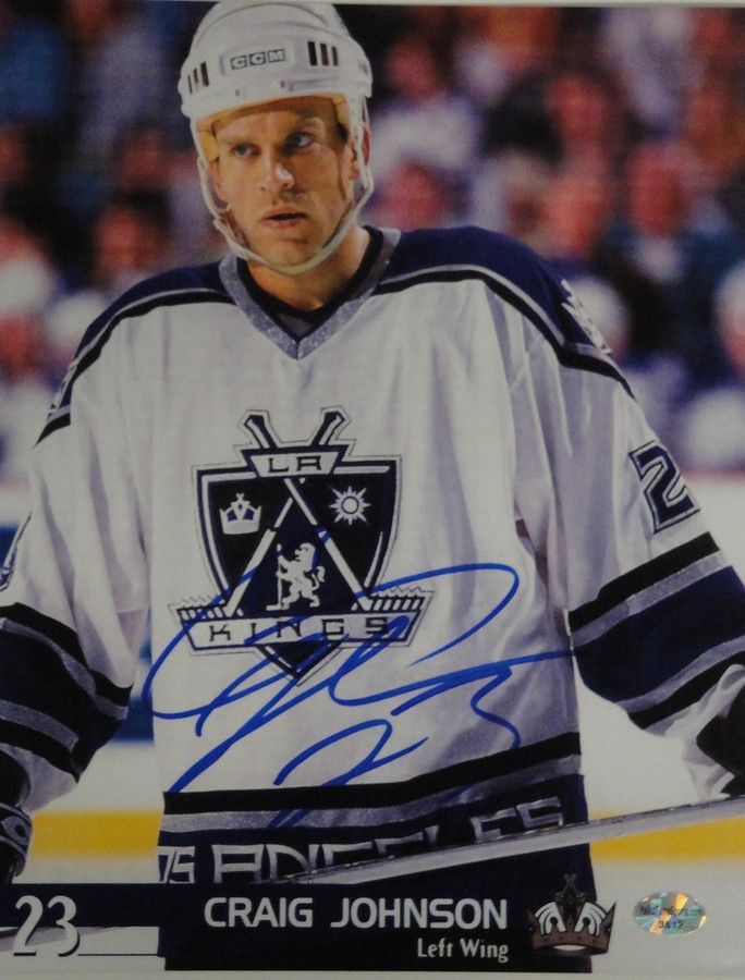 Craig Johnson  Hand Signed Autographed 8x10 Photo Los Angeles Kings  COA