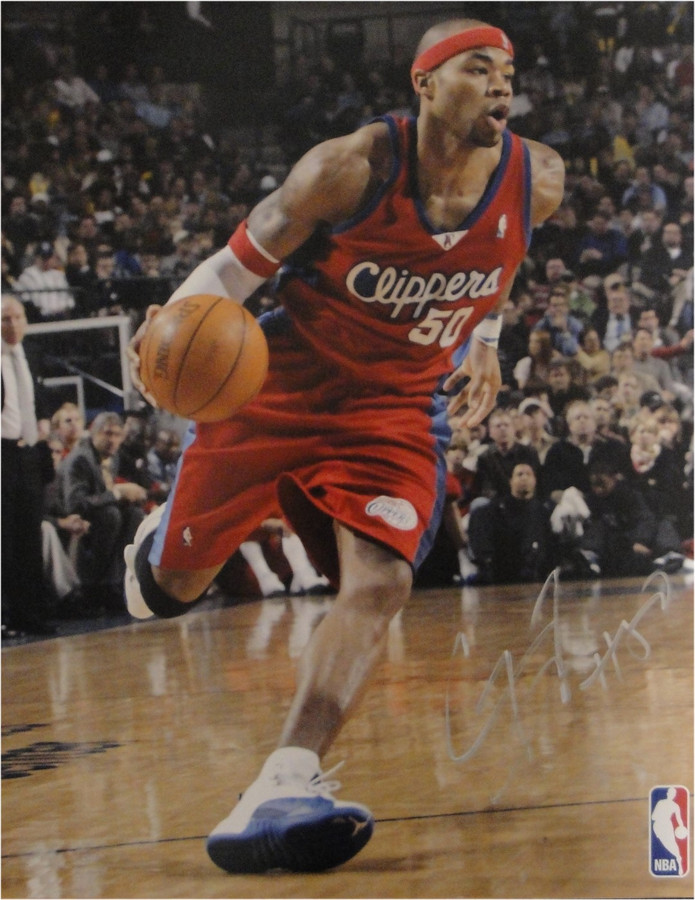 Corey Maggette Signed Autographed 16x20 Photo Los Angeles Clippers Dribble Right