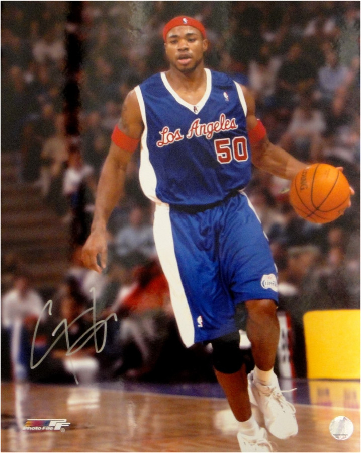 Corey Maggette Signed Autographed 16x20 Photo Los Angeles Clippers Dribble Left