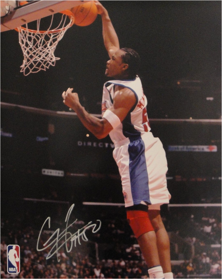 Corey Maggette Signed Autographed 16x20 Photo Los Angeles Clippers Dunking