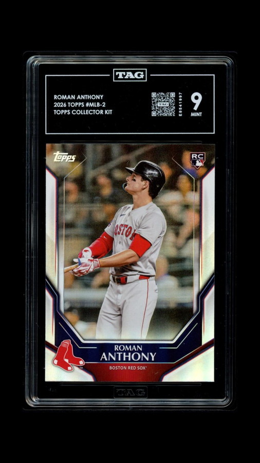 Roman Anthony 2026 Topps Collector Kit  Graded TAG 9 Mint #MLB-2 E8541997