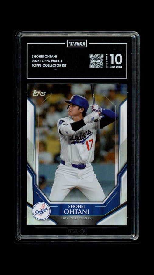 Shohei Ohtani 2026 Topps Collector Kit  Graded TAG 10 Gem Mint #MLB-1 G1889946