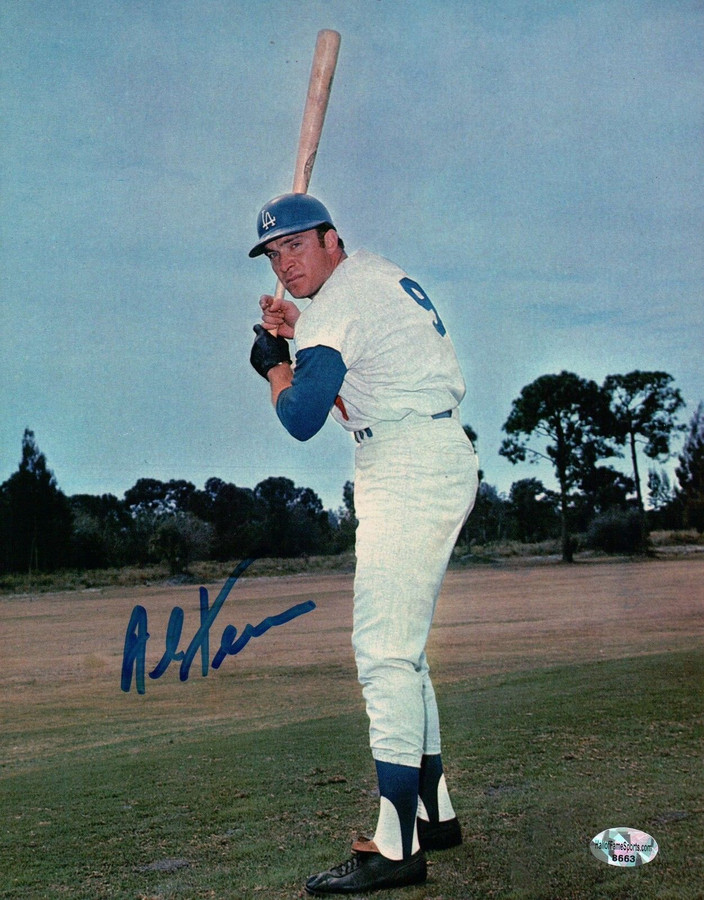Al Ferrara Signed 8X10 Photo Autograph Los Angeles Dodgers Field Pose COA