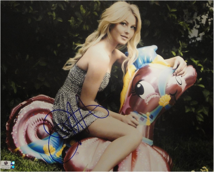 Julianne Hough Signed Autographed 11X14 Photo Cute Sexy on Horse DWTS GA774729