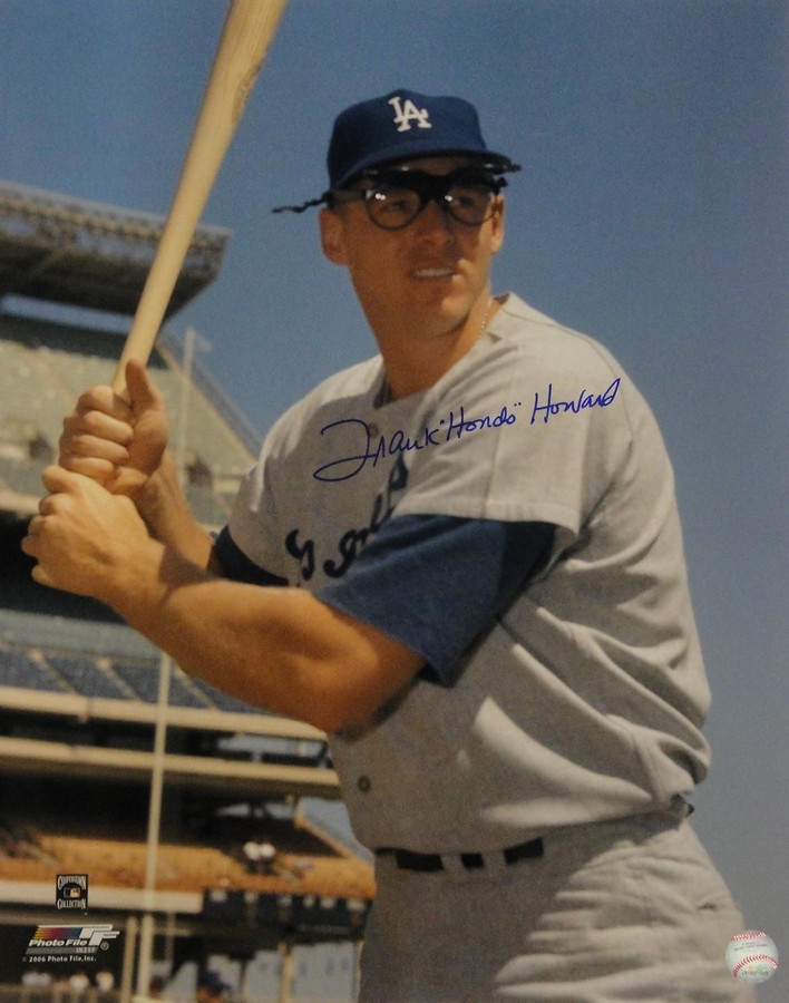 Frank Howard Signed Autograph 16x20 Photograph Los Angeles Dodgers W/ COA
