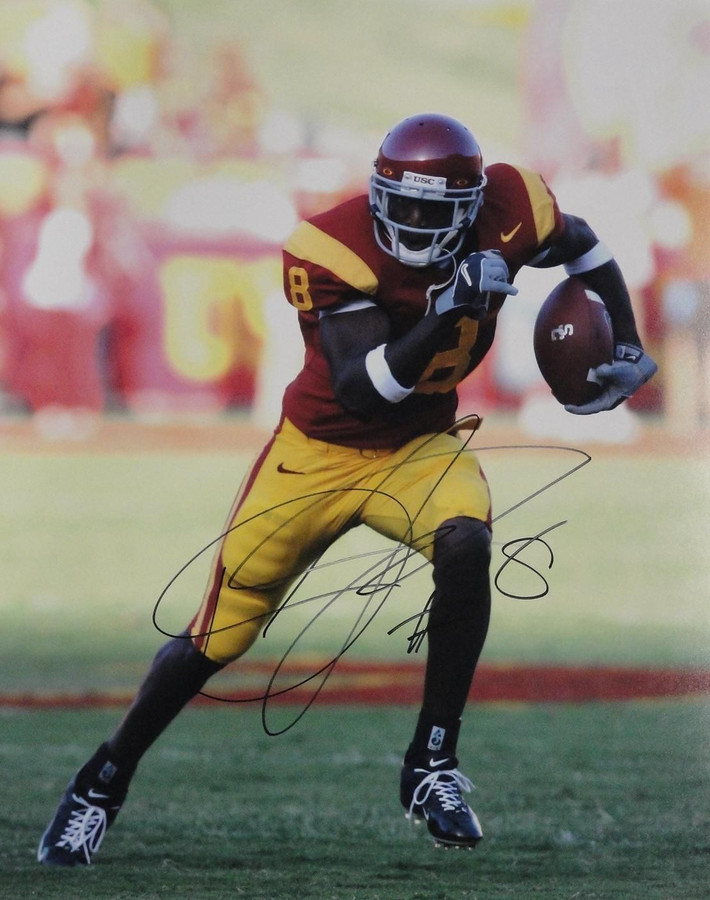 Dwayne Jarret Signed Autographed 16x20 Photograph USC Trojans Running / COA
