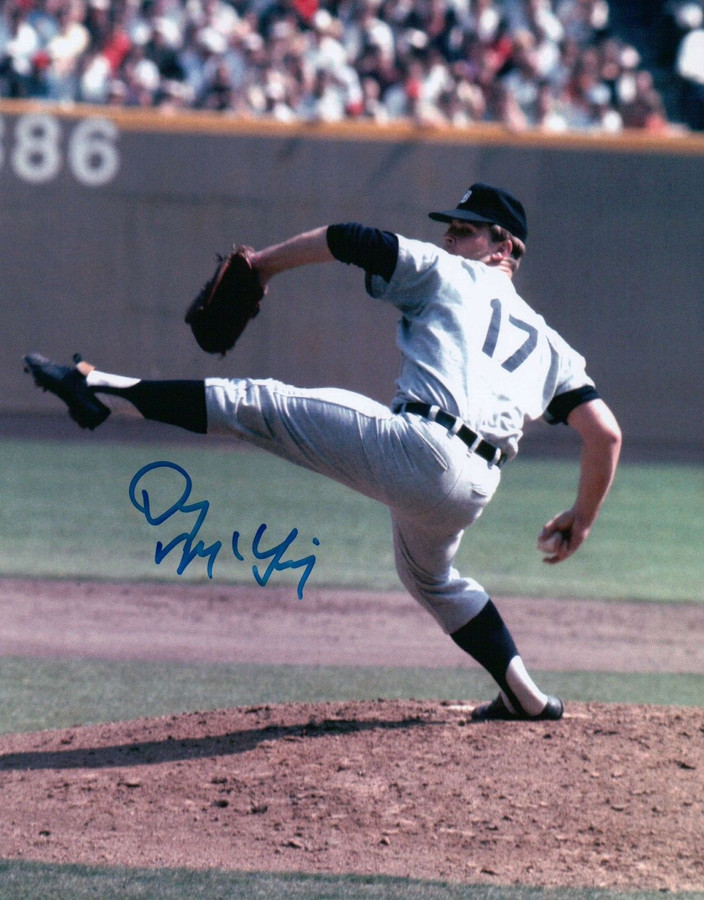Denny McLain Signed 8X10 Photo Autograph Detroit Tigers Wind-Up Road Auto COA