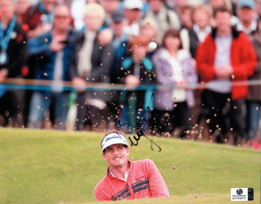 Keegan Bradley Signed Autographed 8X10 Photo PGA Golfer Bunker Shot GV793875