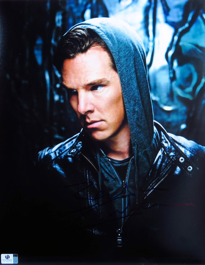 Benedict Cumberbatch Signed Autographed 11X14 Photo Close-Up Hoodie Pose 793702