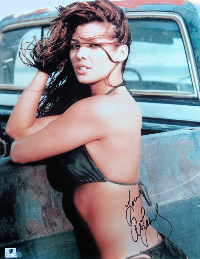 Ali Landry Signed Autographed 11X14 Photo Sexy Bikini Pick-Up GV793779