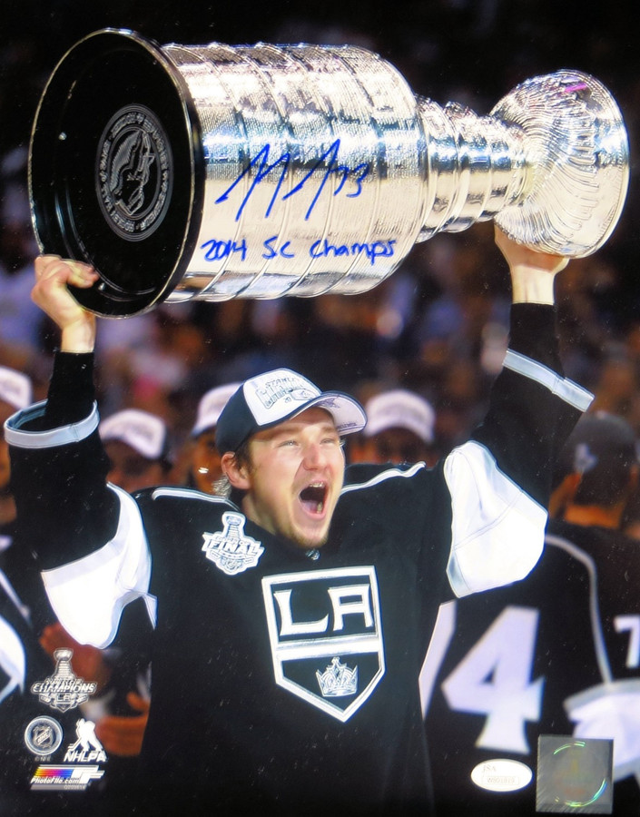 Tyler Toffoli Signed Autographed 11X14 Photo LA Kings "2014 SC Champs" Cup JSA