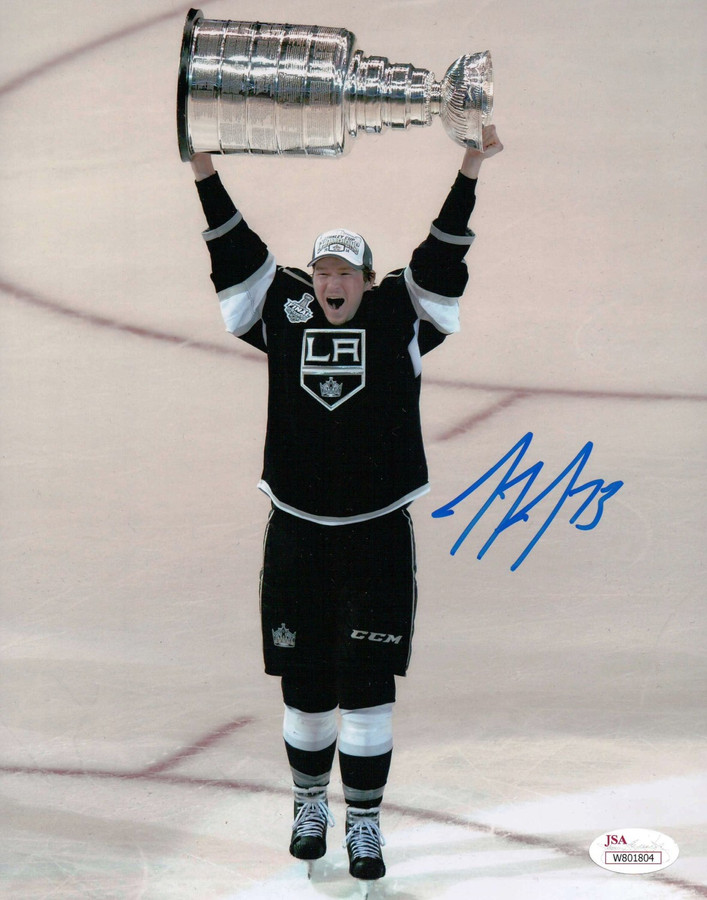 Tyler Toffoli Signed Autographed 8X10 Photo LA Kings Holding Stanley Cup JSA
