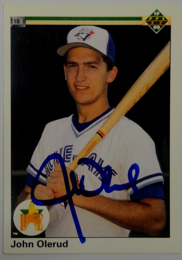 John Olerud Hand Signed Autographed 1990 Upper Deck Trading Card