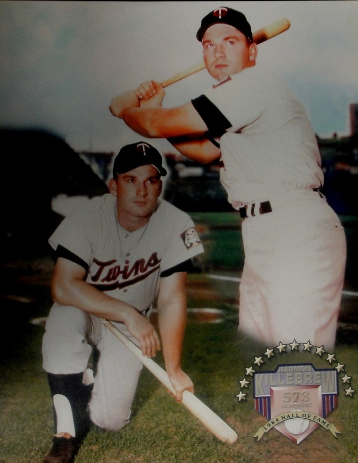 Harmon Killebrew Unsigned 16x20 Photo Minnesota Twins Batting Collage