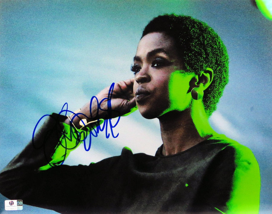 Lauryn Hill Signed Autographed 11X14 Photo Fugees Singer on Stage GV796603