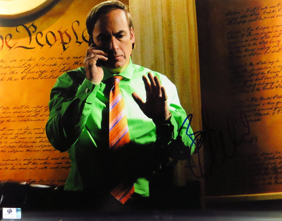 Bob Odenkirk Signed Autographed 11X14 Photo Better Call Saul on Phone GV796644