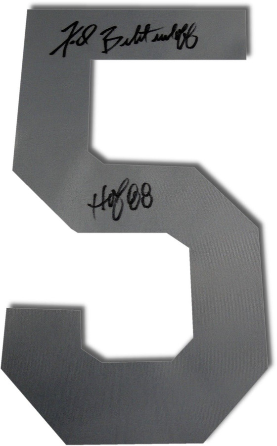 Fred Biletnikoff Signed Autographed Grey #5 Jersey #5 ONLY Oakland Raiders COA