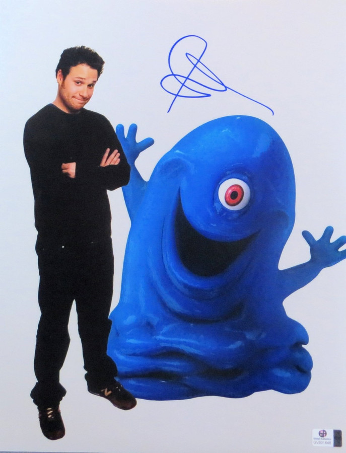 Seth Rogen  Signed Autographed 11X14 Photo Monsters vs. Aliens GV801646