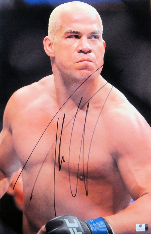 Tito Ortiz Signed Autographed 11X17 Photo UFC MMA Angry Looking Stare JSA T59753