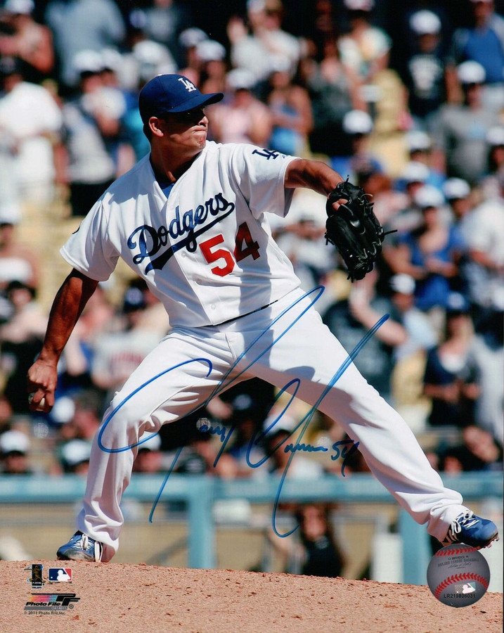 Javy Guerra Signed 8X10 Photo Autograph LA Dodgers Home Pitching Auto w/COA