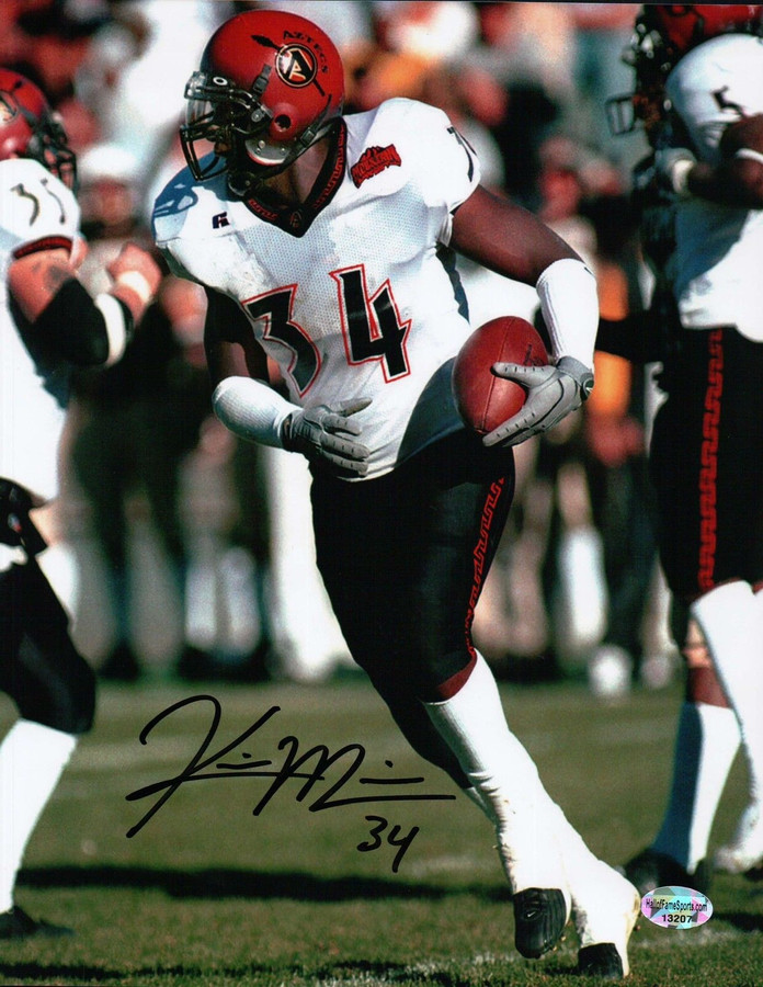 Kirk Morrison Signed 8X10 Photo Autograph San Diego State w/Ball Auto w/COA