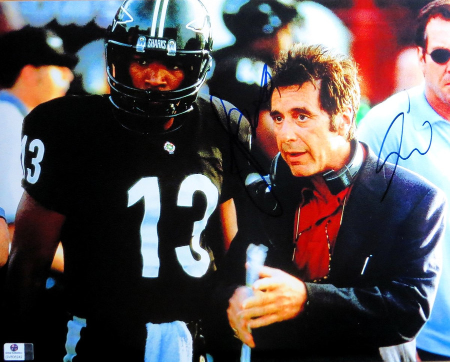 Al Pacino & Jamie Foxx Signed Autographed 11X14 Photo Any Given Sunday GV806242