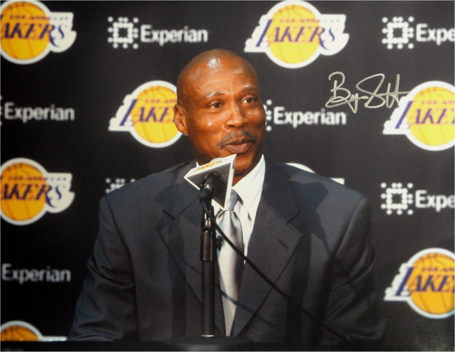 Byron Scott Hand Signed Autographed 16x20 Photo Los Angeles Lakers Interview COA