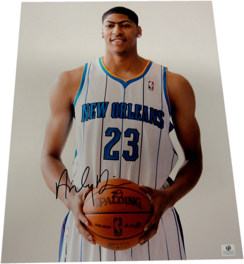 Anthony Davis Signed Autographed 11x14 Photograph New Orleans Hornets GA 782958