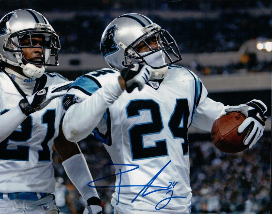 Ricky Manning Jr. Signed 8X10 Photo Autograph Panthers Celebration Auto w/COA