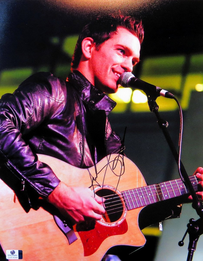 Andy Grammer Signed Autographed 11X14 Photo Performing with Guitar GV814344