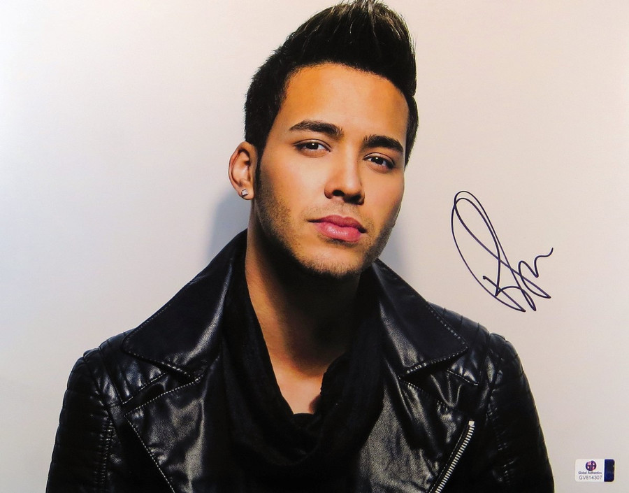 Prince Royce Signed Autographed 11X14 Photo Sexy Black Leather Jacket GV814307