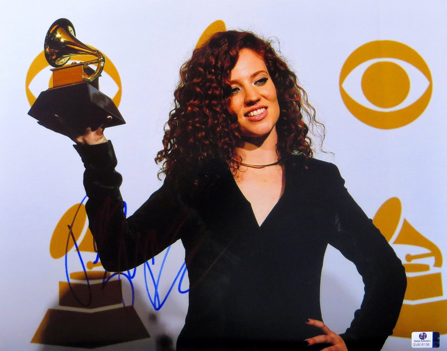 Jess Glynne Signed Autographed 11X14 Photo Holding Grammy Award GV816136