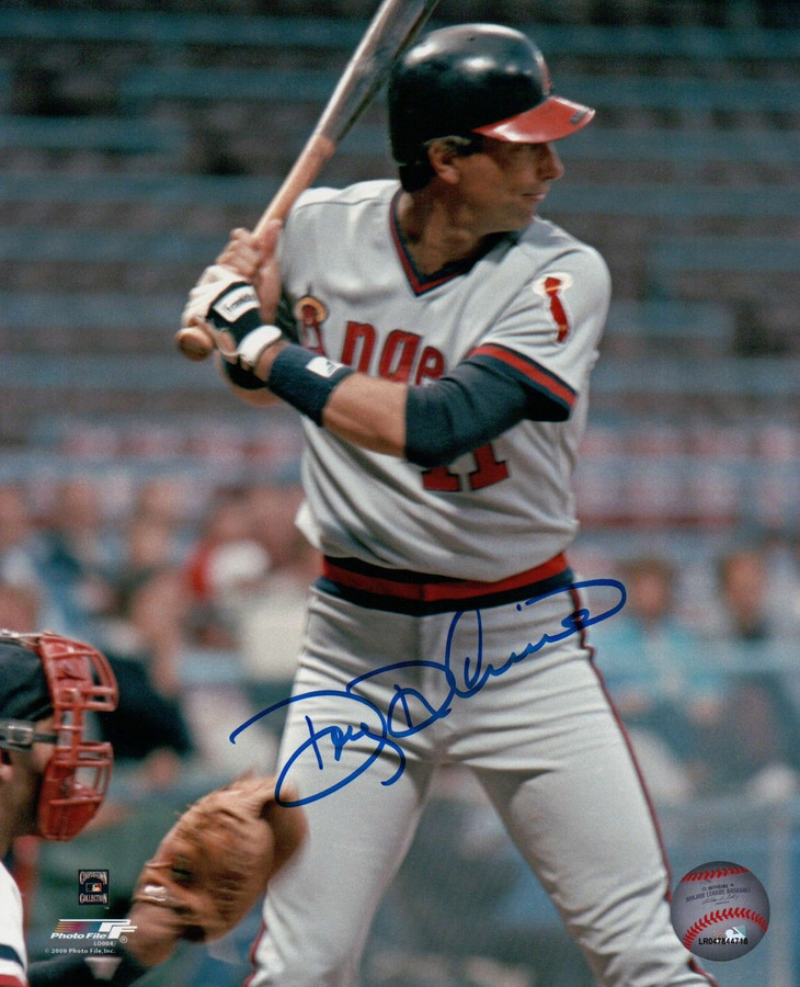 Doug DeCinces Signed 8X10 Photo Autograph California Angels Batting Auto COA