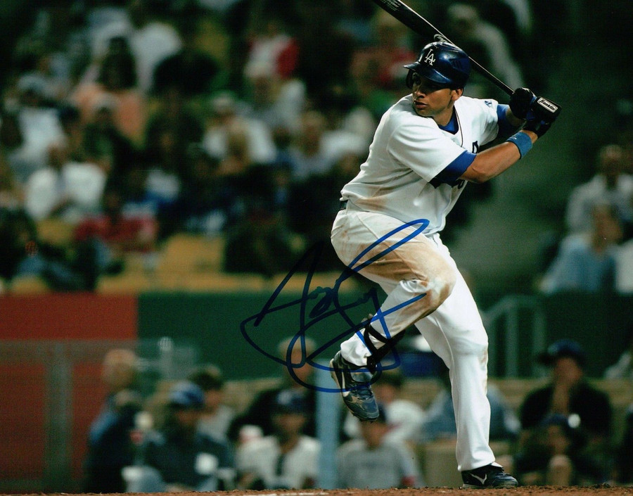 James Loney Signed 8X10 Photo Autograph LA Dodgers Home At Bat Auto w/COA