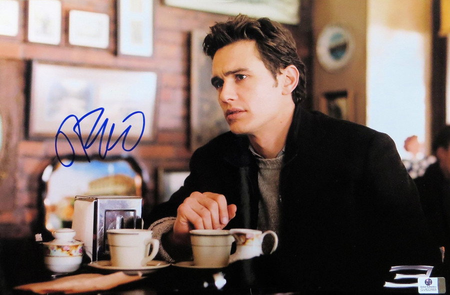 James Franco Signed Autographed 10X15 Photo Sexy Drinking Coffee JSA T59445