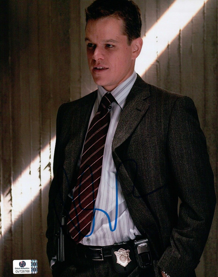 Matt Damon Hand Signed Autographed 8x10 Photo Sexy Bourne Identity GA 728766