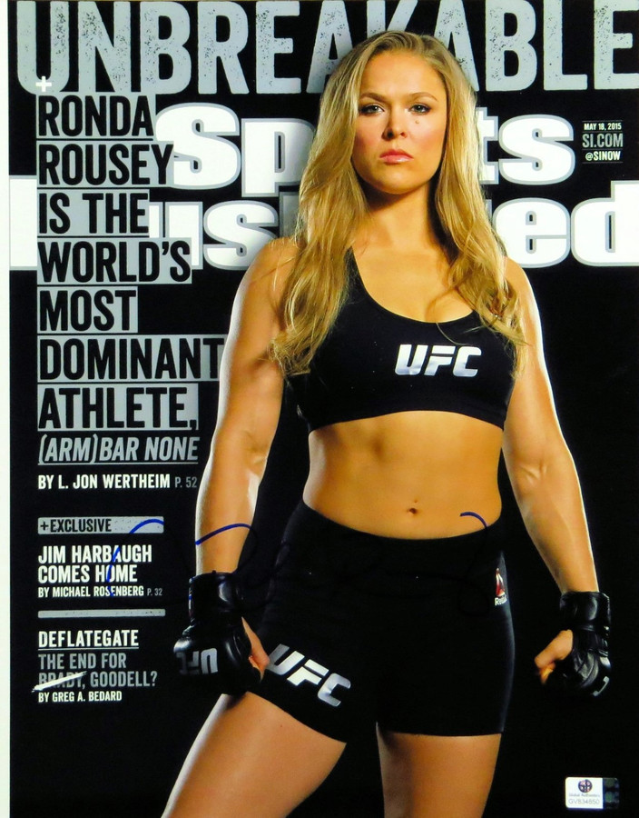 Ronda Rousey Signed Autographed 11X14 Photo Sports Illustrated Shot Sexy 834850